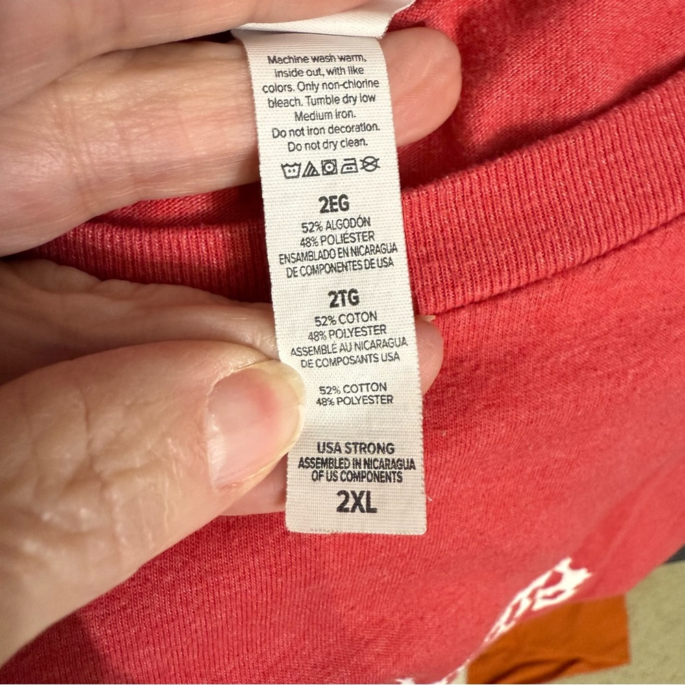 Bella Canvas KC Chiefs football shirt size 2X - Picture 7 of 7
